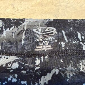 Champion Duo Dry Black and White Leggings